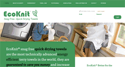 Desktop Screenshot of ecoknittowels.com